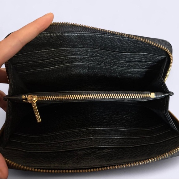 Tory Burch Black and Gold Wallet - Picture 3 of 3